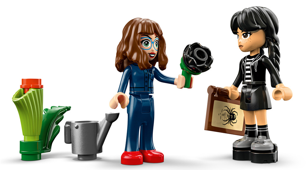 Stavebnica LEGO® Wednesday 76784 Černá jiřina Stavebnica s 358 dielikmi LEGO ponúka deťom kreatívne stavanie a aplikácia LEGO Builder uľahčí každý krok.