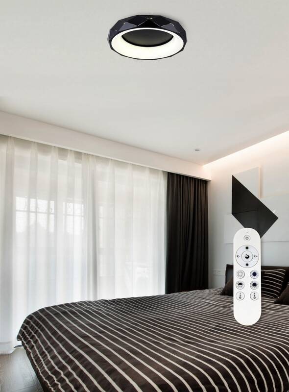 LED stropné svietidlo Top Light Apolo 60C RC čierne Stropné svietidlo Top Light Apolo 60B RC - biele