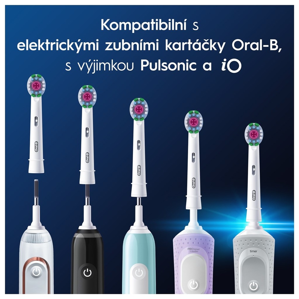 Náhradná kefka Oral-B Pro 3D White 4 ks