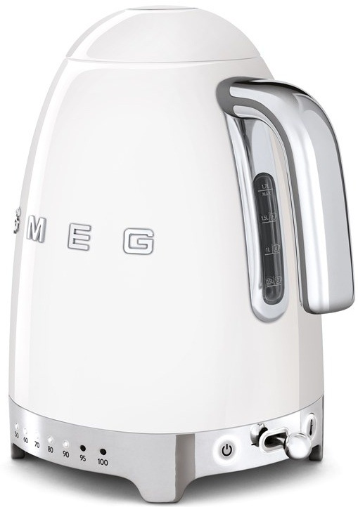Rýchlovarná kanvica Smeg 50's Retro Style KLF04WHEU biela Rýchlovarná kanvica Smeg 50's Retro Style KLF04WHEU biela