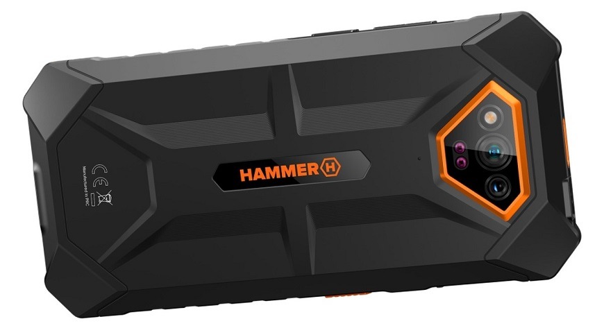 Mobilný telefón myPhone Hammer Iron V čierny/oranžový Mobilný telefón myPhone Hammer Iron V čierny/oranžový