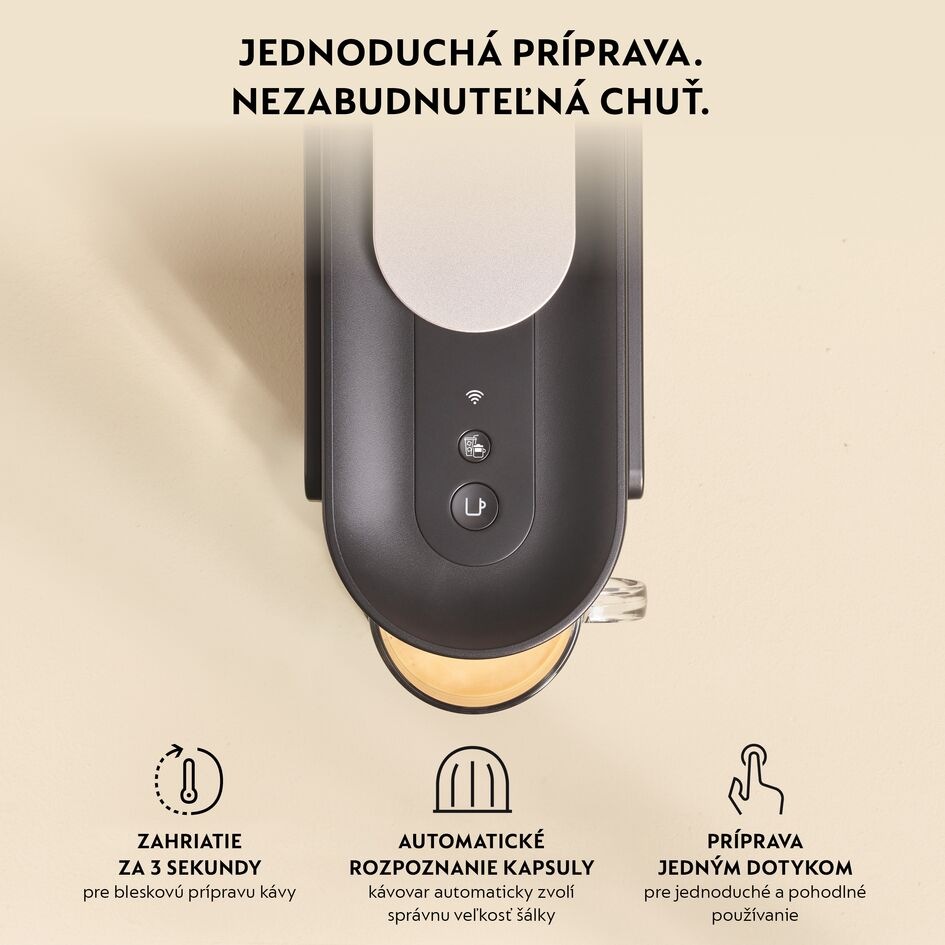Kapsulový kávovar Krups Nespresso Vertuo UP XN9408F0 Black čierny