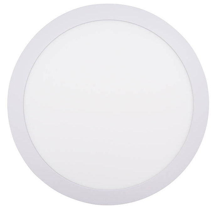 LED stropné svietidlo Solight CCT, prisadené, 24W, 1800lm, 3000K-6000K, okrúhle biele