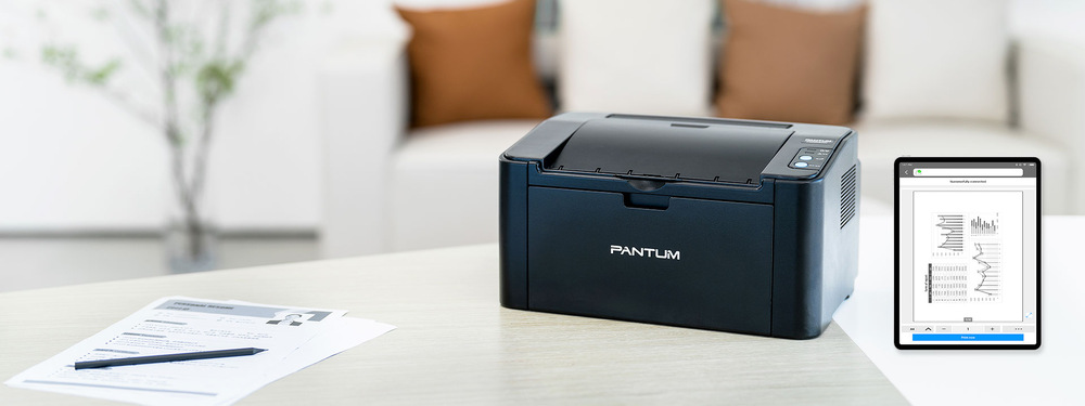 Tlačiareň laserová Pantum P2500W čierna
