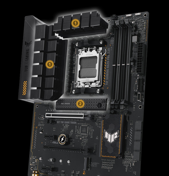 Základná doska Asus TUF Gaming A620-PRO WIFI Základná doska Asus TUF Gaming A620-PRO WIFI