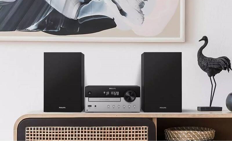 Mikro HiFi systém Philips TAM4205 čierny/strieborný Mikro HiFi systém Philips TAM4205 čierny/strieborný