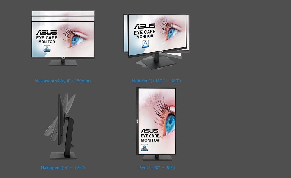 Monitor Asus VA27AQSB čierny Asus VA27AQSB