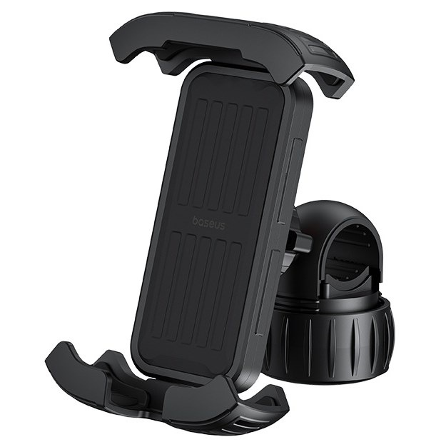 Držiak na mobil Baseus QuickGo Series na bicykel/kolobežku čierny