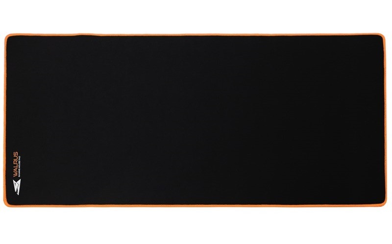 Podložka pod klávesnicu a myš Baracuda WARLUS XL, 80 × 40 cm čierna/oranžová