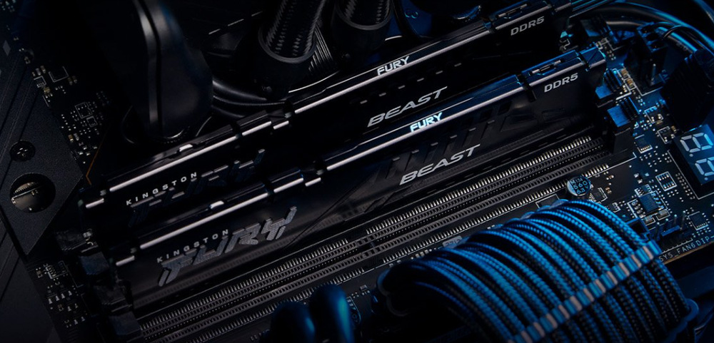 Pamäťový modul Kingston FURY Beast Black XMP 64GB (4x16GB) DDR5 5200MHz CL40 Pamäťový modul Kingston FURY Beast Black XMP 64GB (4x16GB) DDR5 5200MHz CL40