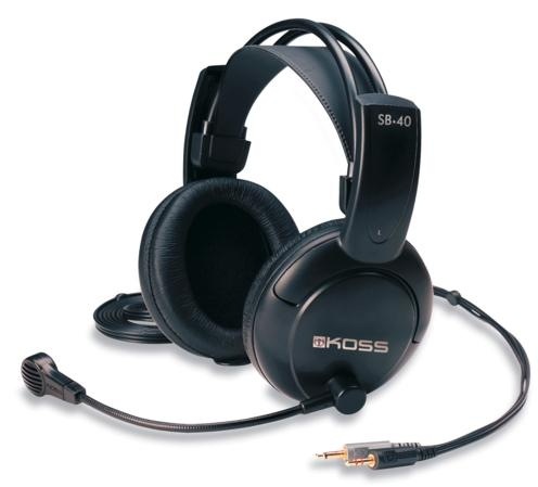 Headset Koss SB 40 čierny Headset Koss SB 40 čierny