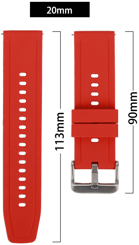 Remienok RhinoTech univerzálny silikónový Quick Release 20mm biely Remienok RhinoTech univerzálny silikónový Quick Release 20mm biely