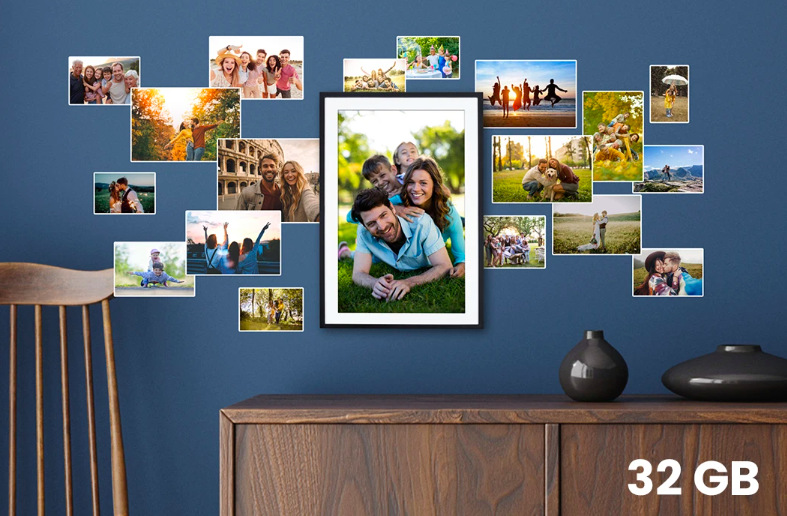 Elektronický fotorámček Rollei Smart Frame WiFi 151 čierny Fotorámik digitálny Rollei Smart Frame WiFi 151″ width=