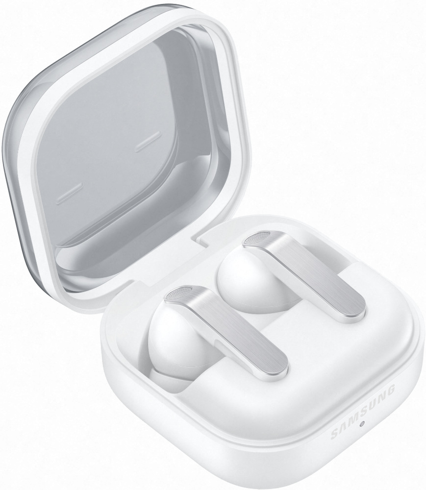 Sluchátka Samsung Galaxy Buds4 Pro uložená v nabíjecím pouzdru