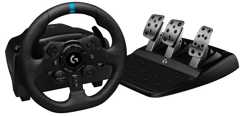 Volant Logitech G923 Racing Wheel and Pedals pre PS5, PS4 a PC Volant Logitech G923 Racing Wheel and Pedals pre PS5, PS4 a PC