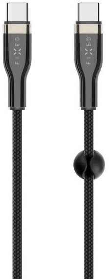 Kábel FIXED USB-C/USB-C s podporou PD, 100W, 0,5m čierny