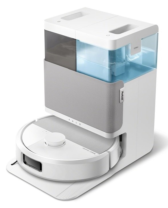 Robotický vysávač iRobot Roomba Plus 505 Combo + AutoWash dock (White) biely