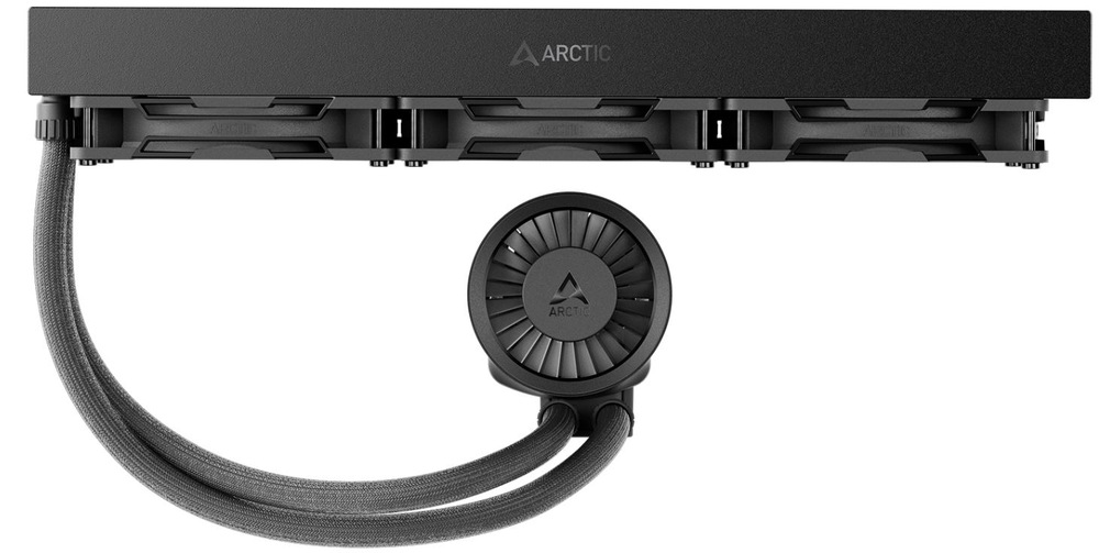 Vodný chladič Arctic Cooling Liquid Freezer III Pro 420 čierny Detail Vodný chladič Arctic Cooling Liquid Freezer III Pro 420″ width=