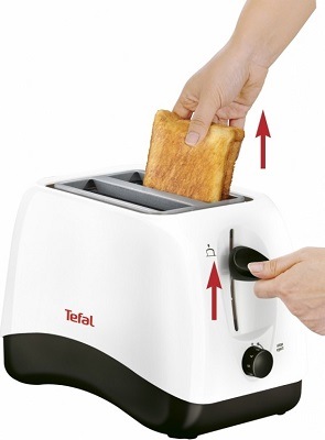 Hriankovač Tefal Delfini TT130130 sivý/biely