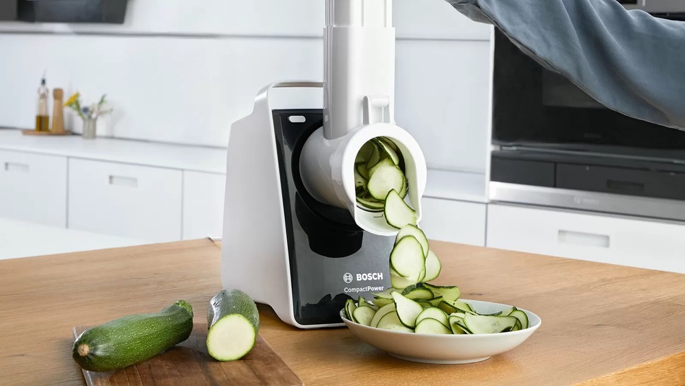 Mlynček na mäso Bosch CompactPower MFW3640A sivý/biely Mlynček na mäso Bosch CompactPower MFW3640A sivý/biely