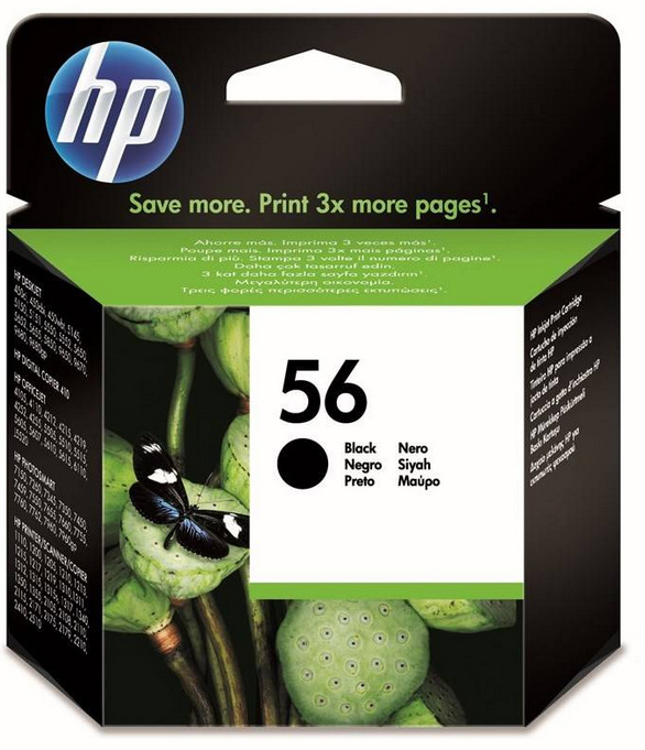 Cartridge HP 56, 520 strán čierna HP 56, 520 strán (C6656AE) čierna