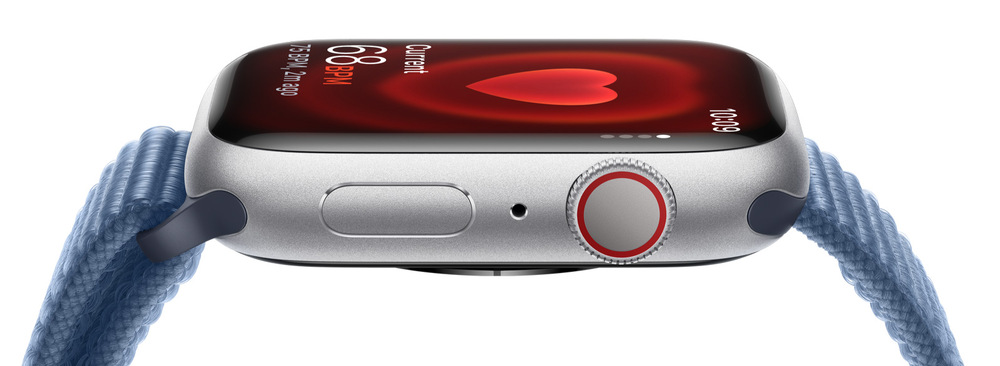 Inteligentné hodinky Apple Watch Series 9 GPS 45mm puzdro zo strieborného hliníka - búrkovo modrý športový remienok - M/L Inteligentné hodinky Apple Watch Series 9 GPS 45mm puzdro zo strieborného hliníka - búrkovo modrý športový remienok - M/L