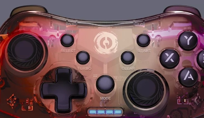 Gamepad Canyon GPW-04 RGB 5v1 (PS3, PS4, XBOX, Android, PC) priehľadný Canyon GPW-04 RGB 5v1 (CND-GPW04)