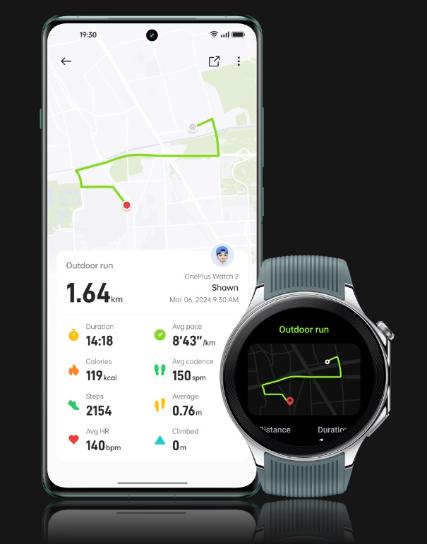 Inteligentné hodinky OnePlus Watch 2 čierne