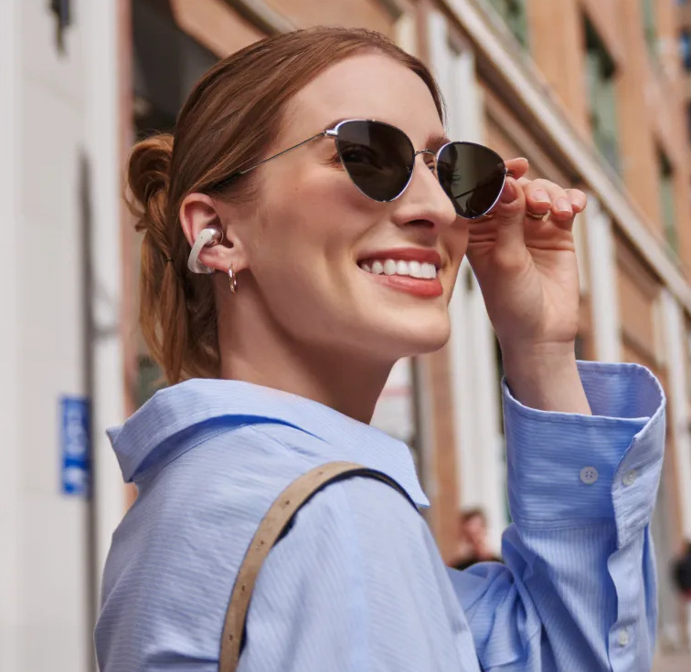 Slúchadlá Shokz OpenDots ONE béžová Shokz OpenDots ONE, béžová