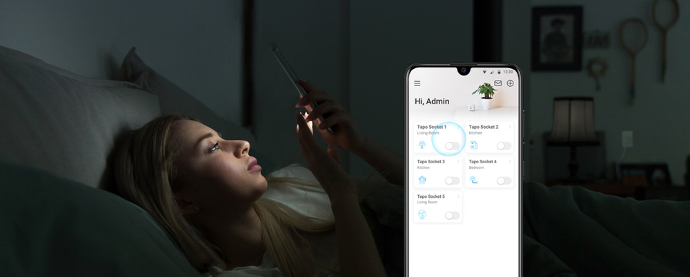 Inteligentná zásuvka TP-Link Tapo P100, 2ks biela