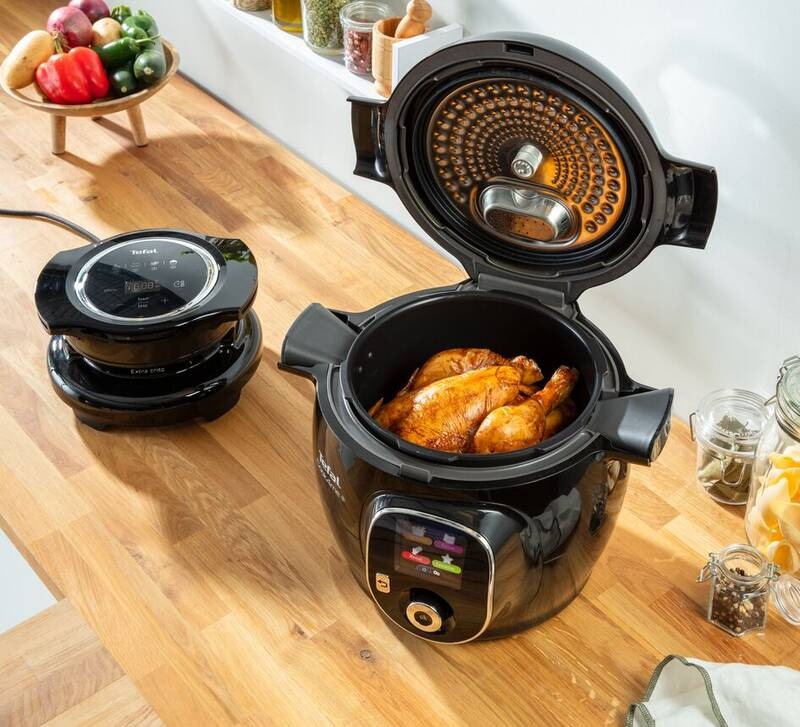 Pokrievka Tefal multifunkčný EY150830 Extra Crisp Lid čierna