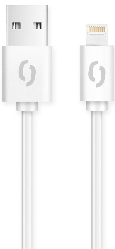 Kábel Aligator USB/Lightning, 2m - biely