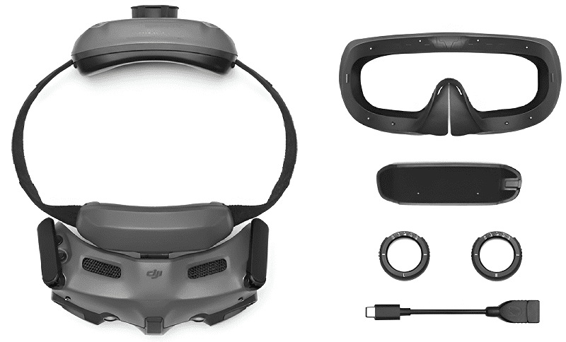Okuliare DJI Goggles 3 sivé Okuliare DJI Goggles 3 sivé