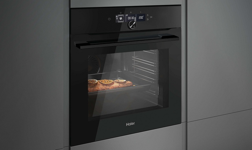 Rúra Haier HWO60SM4FK3BH čierna/sklo Rúra Haier HWO60SM4FK3BH čierna/sklo