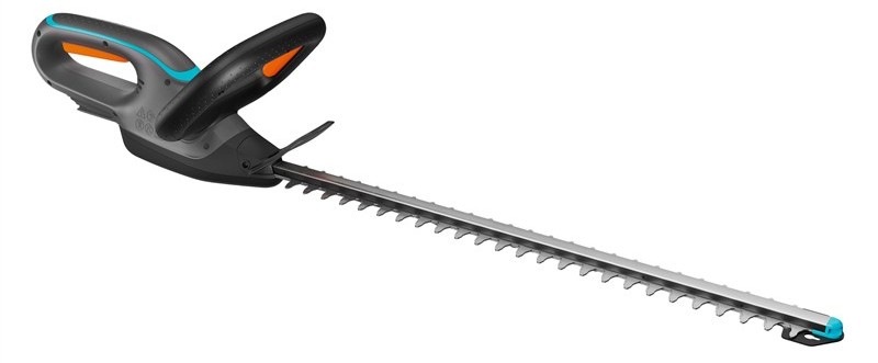 Nožnice na živý plot Gardena EasyCut 55/18V sú vybavené ergonomicky tvarovanou rukoväťou