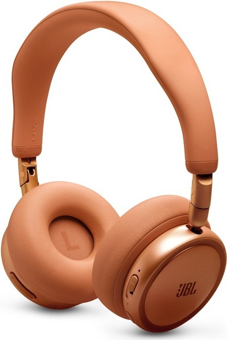Oblúkové slúchadlá JBL Live 680NC, oranžová farba