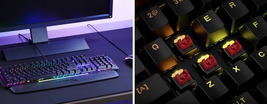 Klávesnica HyperX Alloy MKW100, US Layout čierna HyperX Alloy MKW100