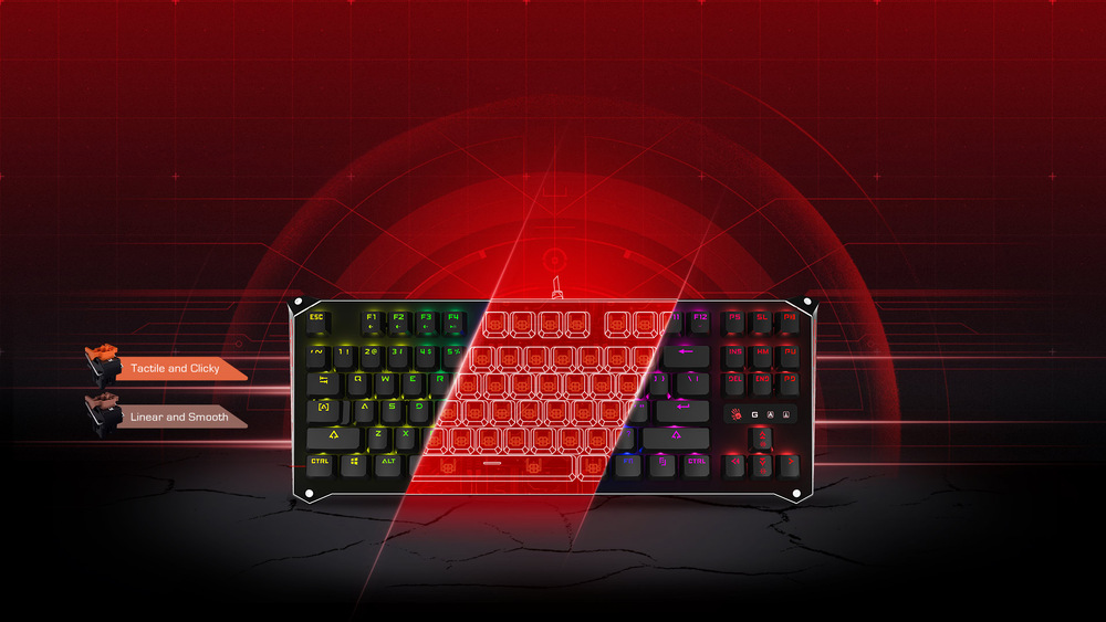 Klávesnica A4Tech Bloody B930, Orange Switch, USB, CZ/SK layout čierna Klávesnica A4Tech Bloody B930, Orange Switch, USB, CZ/SK layout čierna