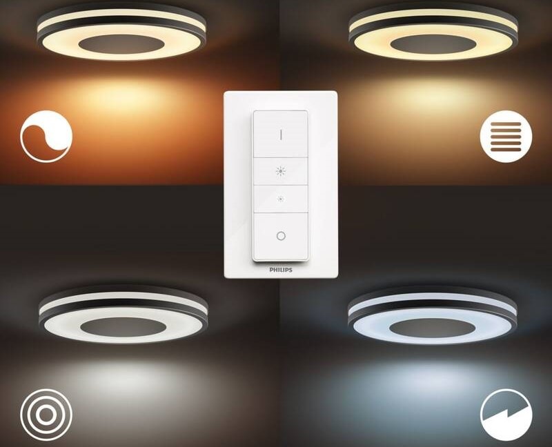LED stropné svietidlo Philips Hue Being White Ambiance, kruhové 35cm biele LED stropné svietidlo Philips Hue Being White Ambiance, kruhové 35cm biele