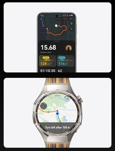 Inteligentné hodinky Huawei Watch GT 6 Pro 46 mm NFC Titanium