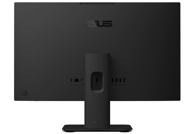 PC all in-one Asus ExpertCenter P400 čierny Detailný zadný pohľad na počítač All In One Asus ExpertCenter P400