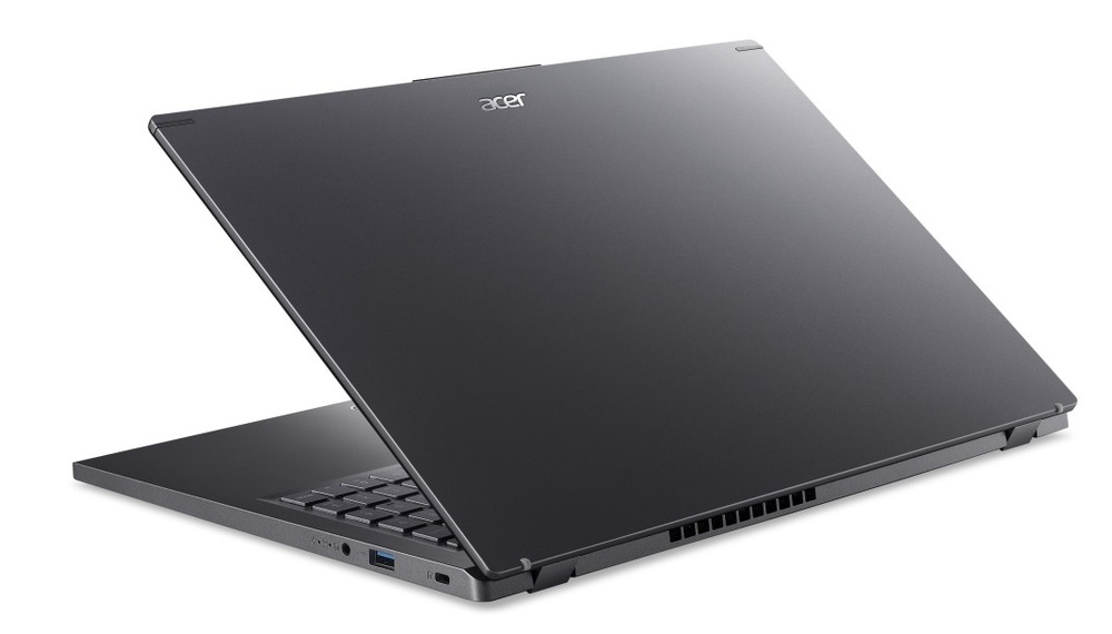 Notebook Acer Aspire 15 (A15-61M-R8QV) sivý Pootvorený notebook Acer Aspire 15 (A15-61M-R8QV) zozadu