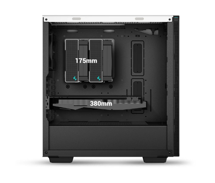 Case DeepCool CH510 WH biela DeepCool CH510 WH ponúka veľkorysý priestor na chladenie