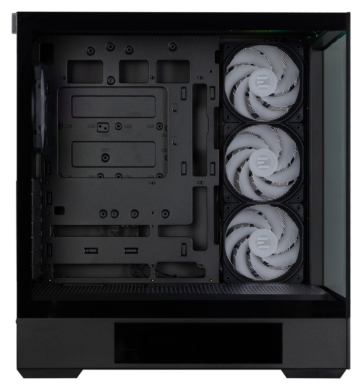 Case Zalman P40 DS čierna Case Zalman P40 DS z boku
