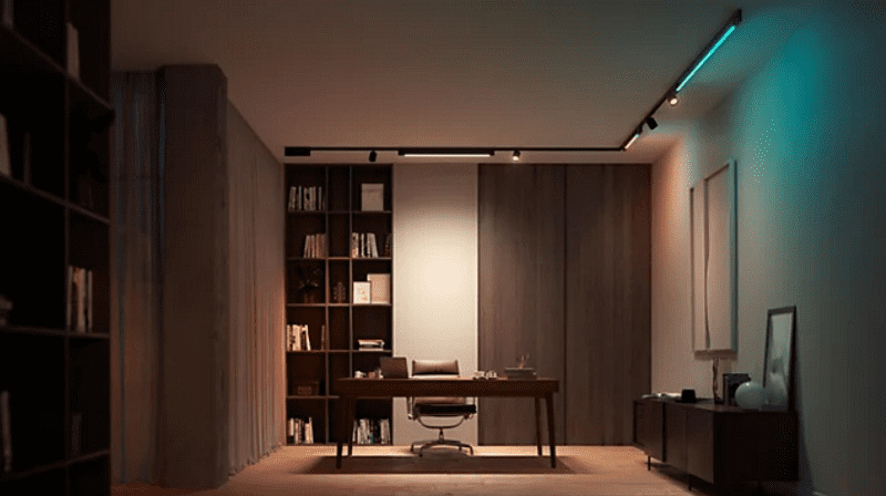 Závesné svietidlo Philips Hue White and Color Ambiance Perifo čierne