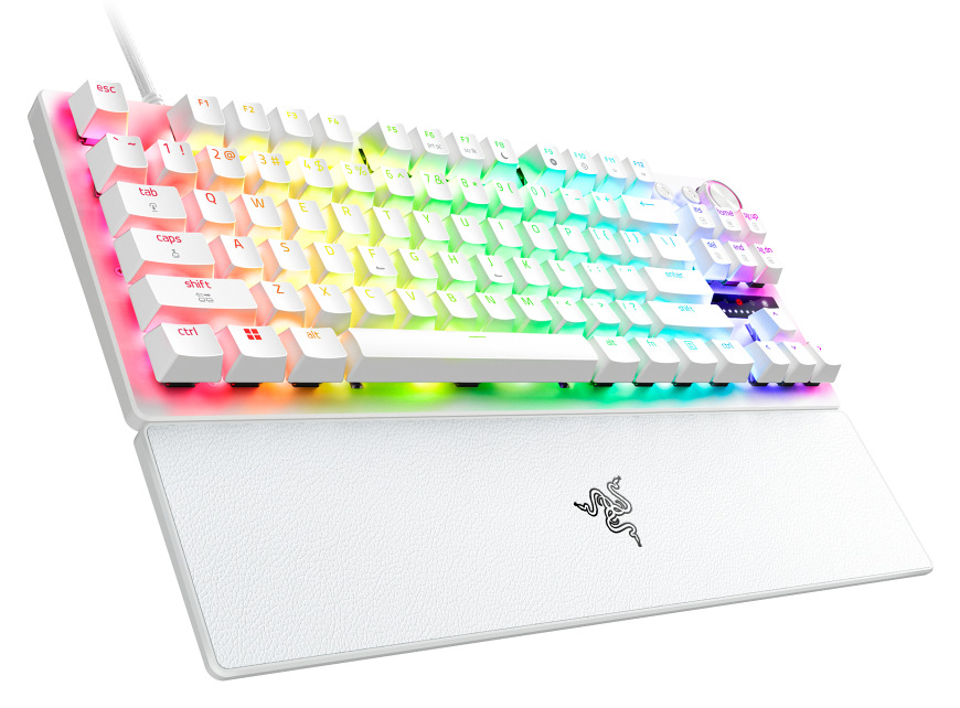 Klávesnica Razer Huntsman V3 Pro Tenkeyless 8KHz, US Layout biela Klávesnica Razer Huntsman V3 Pro Tenkeyless 8KHz, US Layout biela