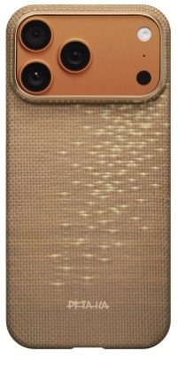 Kryt na mobil Pitaka Ultra-Slim Golden Glint na Apple iPhone 17 Pro zlatý Kryt na mobil Pitaka Ultra-Slim Golden Glint na Apple iPhone 17 Pro v zlatej farbe