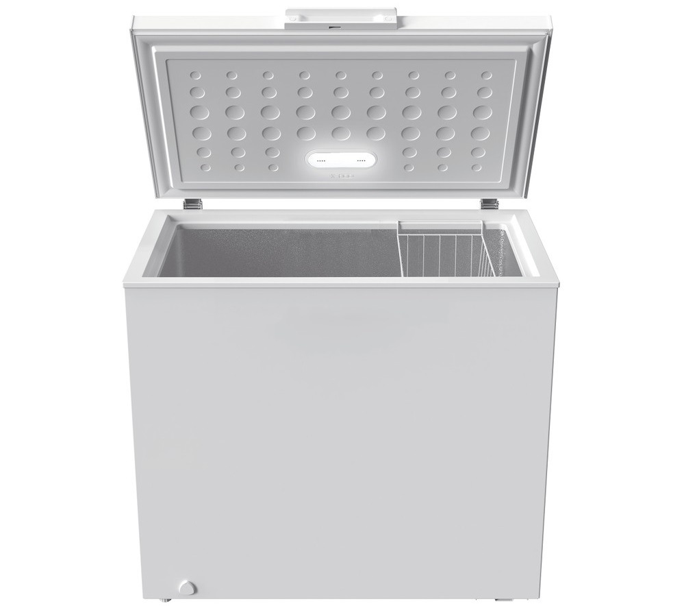 Mraznička Whirlpool W3RHS19EW2 biela Otvorená pultová mraznička Whirpool s osvetlením a jedným košom