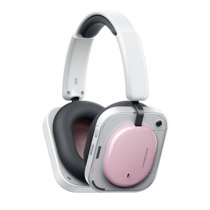 Slúchadlá Nothing Headphone (a) B186 v ružovej farbe.