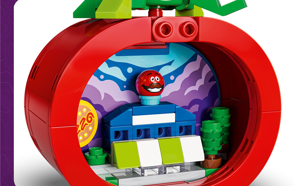 Stavebnica LEGO® Fortnite® 77079 Tomatohead Súčasťou stavebnice je aj digitálny bonus Tomatohead's Hothouse, ktorý je možné využiť vo videohre.